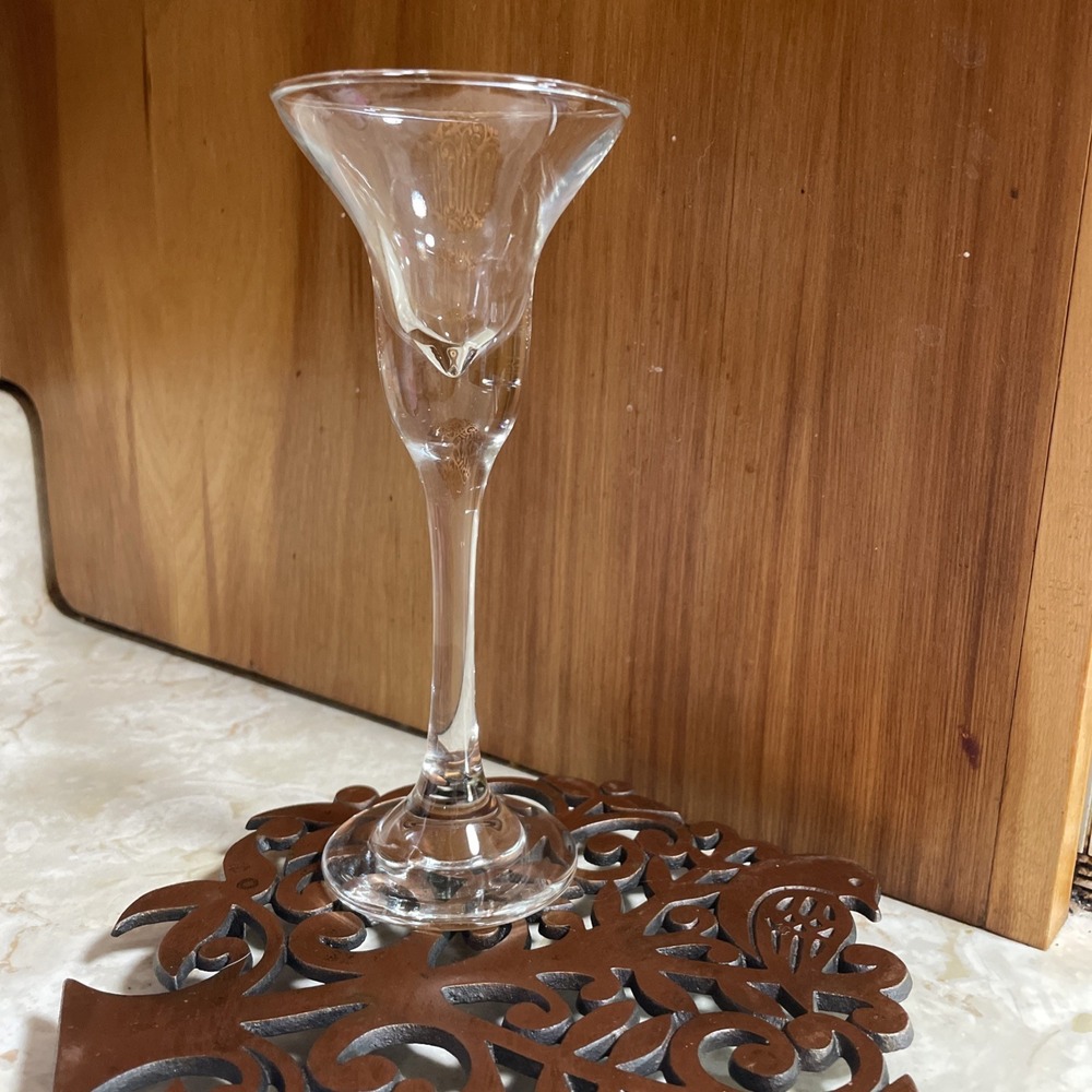 Hand-Blown‎ Long Stemmed Cordial Glass vintage